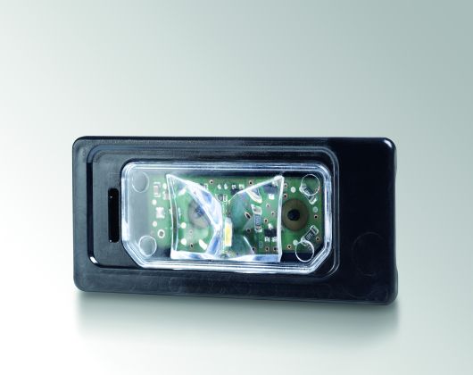 License plate lamp with LED technology Jaguar